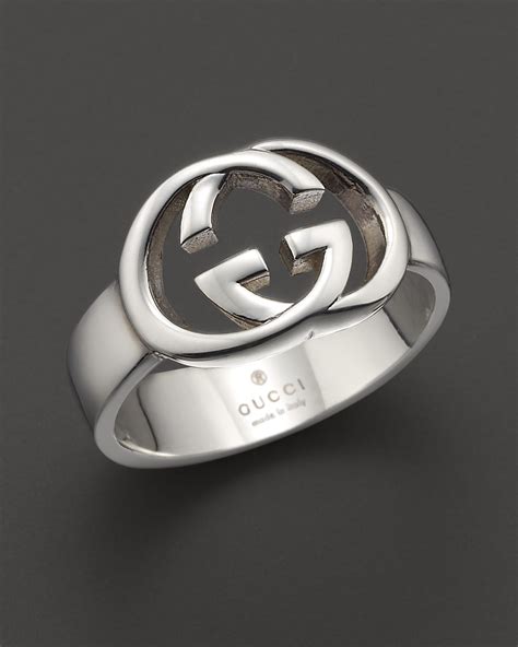 silver gucci britt ring